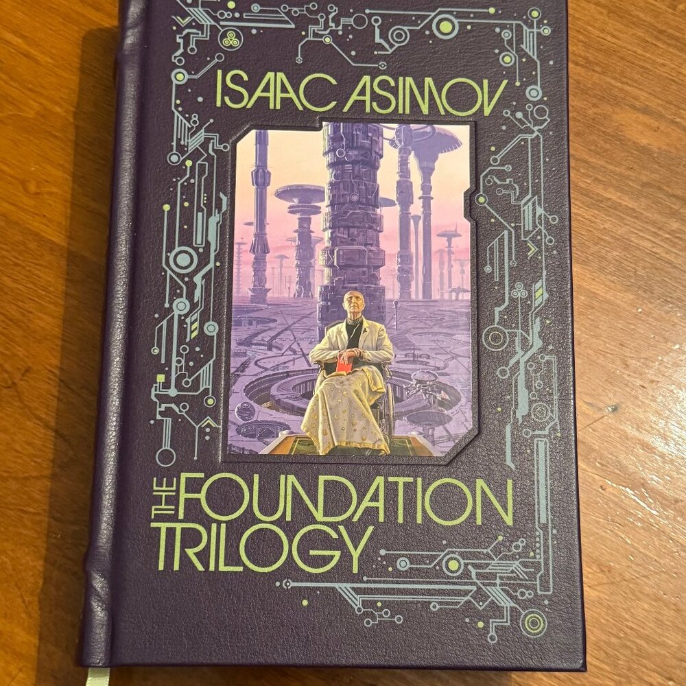 Isaac Asimov The Foundation Trilogy Leather Bound Book Science Fiction